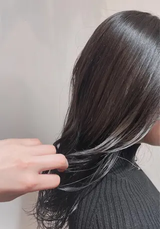 ロング カラー パーマ 💛🤍U too e’s /店長🧸のヘアスタイル