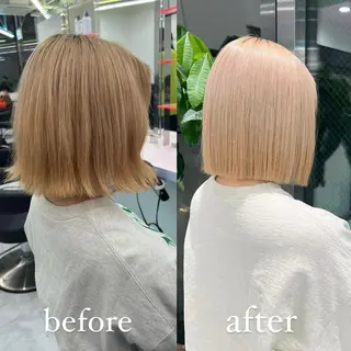 ショート カラー パーマ ヘアアレンジ メンズ キッズ ネイル マツエク・マツパ アイブロウ KANAMI 🌏のヘアスタイル