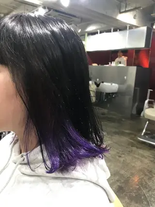 ミディアム カラー パーマ ヘアアレンジ メンズ キッズ ネイル マツエク・マツパ サロンドミルク 渋谷高比良のヘアスタイル