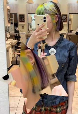 カラー ミヤザキ ナギ🈂️のヘアスタイル