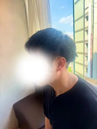 メンズ 透明感カラー💜 モテ髪 空陽💙のヘアスタイル