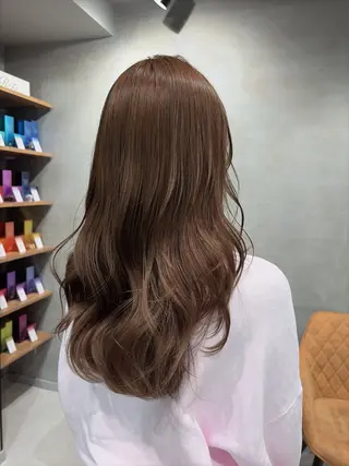 ロング カラー ブリーチ✨/似合わせ カラー🎀/Yuzuのヘアスタイル