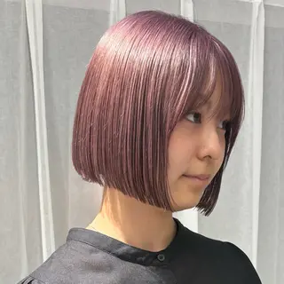 ショート カラー ボブ/透明感カラー /AYUNAのヘアスタイル