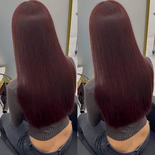 ロング カラー 🍒暖色🍒ブリーチ なしカラー/たくみ。のヘアスタイル