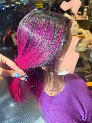 ミディアム カラー KOYA コヤのヘアスタイル