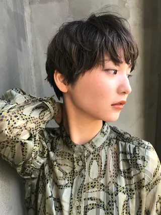 ショート 七尾 彰観のヘアスタイル