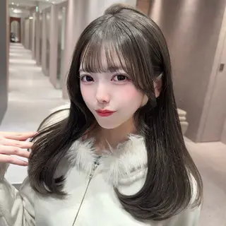ミディアム 顔周りレイヤー/新宿 /モテ艶カラー/航介のヘアスタイル