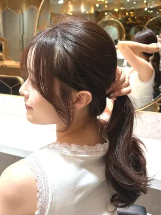 ショート カラー パーマ ヘアアレンジ メンズ キッズ 北千住/小顔レイヤー /顔まわり/西慶太朗のヘアスタイル