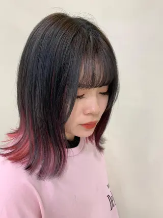 ショート カラー ヘアアレンジ Shiho お洒落な エクステ♡ハイトーンのヘアスタイル