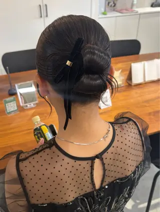 ミディアム 前田 花綸のヘアスタイル