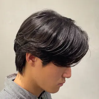 ミディアム カラー ヘアアレンジ メンズ fifth 石川 凪のヘアスタイル