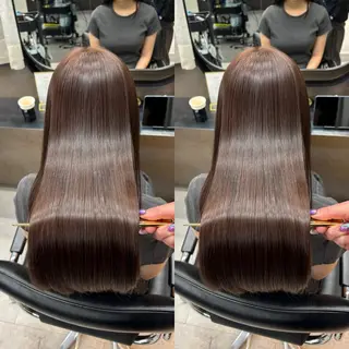 ロング 新宿/縮毛矯正/ 髪質改善/りこのヘアスタイル