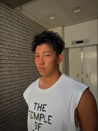 ショート メンズ UMM daichi メンズパーマのヘアスタイル