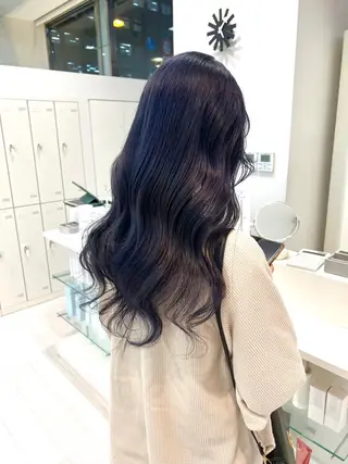ロング カラー NANO/ ブリーチ×レイヤーのヘアスタイル