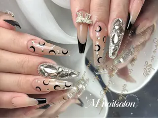 ネイル M🌷nail 長さだし専門店のネイルデザイン