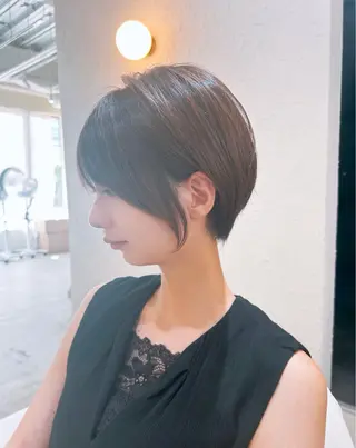 ショート 髪質改善✨ストレート オグ✂️/ショートのヘアスタイル