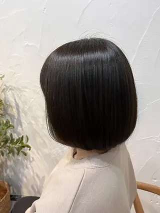 ミディアム ブリーチなし透明感 カラー/チサト🌿のヘアスタイル