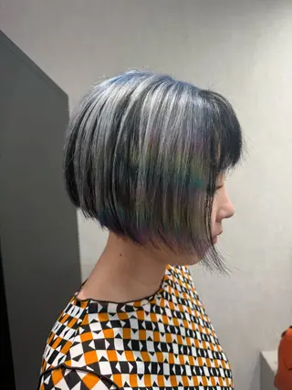 カラー ルシ🎨/ハイトーン デザイン/髪質改善のヘアスタイル
