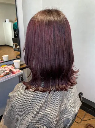 カラー 檜谷 晴　顔周りカットのヘアスタイル