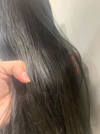 ロング カラー ヘアアレンジ ボブパーマコテ巻き風 パーマNo1深江秀平のヘアスタイル