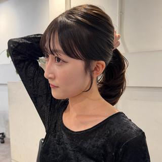 ミディアム 顔周りレイヤー꙳⋆ ミディアム⌇SAKIのヘアスタイル
