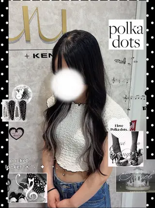 ロング SHION🍒ྀི/ ヘアメ/ピンクカラーのヘアスタイル