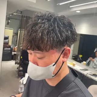 パーマ メンズ 京都河原町 メンズパーマ助川龍哉のヘアスタイル