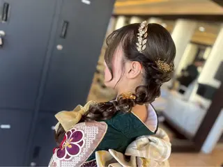 ヘアアレンジ 淵野辺カラーモデル 募集🌼畔上のヘアスタイル