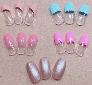 ネイル ニュアンスネイル🌈 MYU Nailsのネイルデザイン