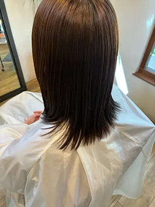 ミディアム 清水 美香のヘアスタイル