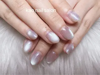 ネイル kao nail マグネット/長さだしのネイルデザイン