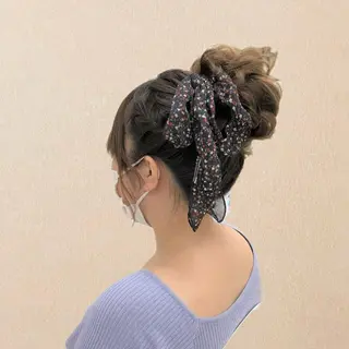 ヘアアレンジ 似合わせヘアメイク 💐オダギリチアキのヘアスタイル