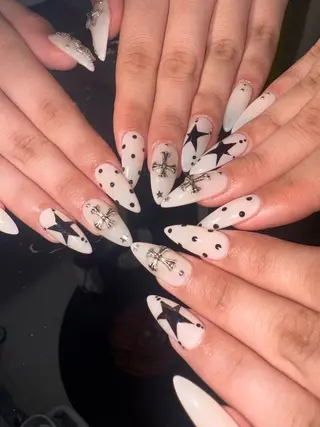 ネイル 33nail✴️栄 スミレ❇️Gel-xのネイルデザイン