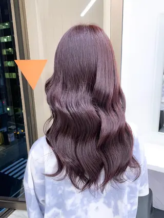 ミディアム カラー ヘアアレンジ 🩵 JURI🩵のヘアスタイル