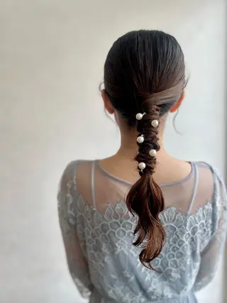 ロング 秋谷 伸江のヘアスタイル