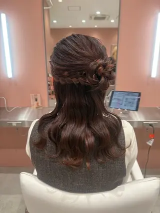 セミロング 🐰美髪カラー／ア レンジ🐰きょかのヘアスタイル