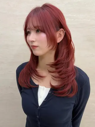 ミディアム PULSE ASAHIのヘアスタイル