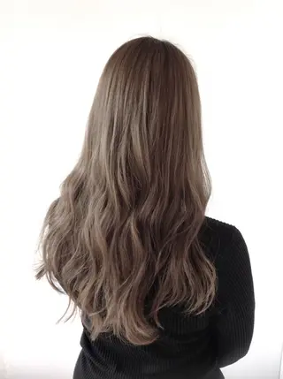 ロング カラー 髪質改善縮毛矯正 美容師✂️山崎竜二のヘアスタイル