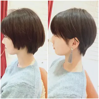 ショート カラー 大人女性ショート専門 tomodaのヘアスタイル
