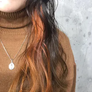 セミロング カラー パーマ ヘアアレンジ メンズ キッズ ネイル マツエク・マツパ サロンドミルク 渋谷高比良のヘアスタイル