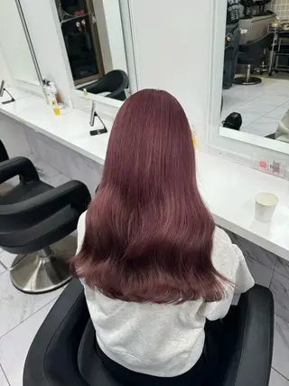 ロング カラー パーマ ヘアアレンジ メンズ キッズ 韓国系🇰🇷🩶 艶暗髪/MEIのヘアスタイル