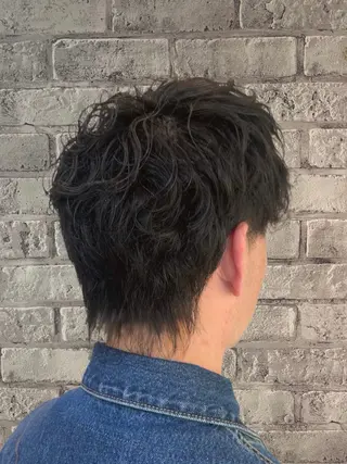 ショート パーマ メンズ Men's特化 ✂️ 垢抜けパーマ/宮澤蓮のヘアスタイル