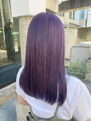 セミロング カラー ヘアアレンジ TOKI /透明感/原宿のヘアスタイル
