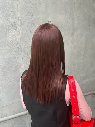 ミディアム カラー 韓国レイヤー kira🌛のヘアスタイル