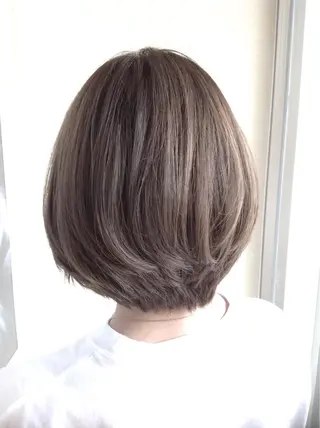 ショート カラー 髪質改善縮毛矯正 美容師✂️山崎竜二のヘアスタイル