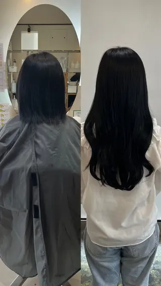 ロング 野村 奈里亜のヘアスタイル