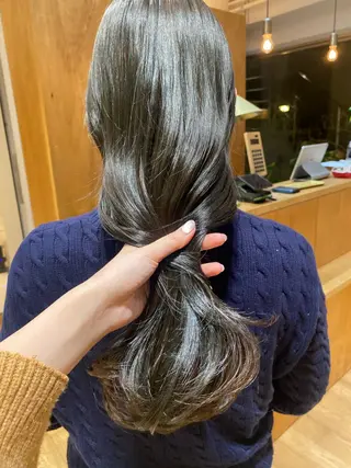 セミロング カラー 🎗️【ヘアセット 美眉】吉川玲🎗️のヘアスタイル