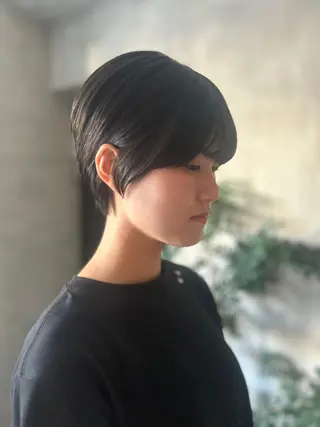 ショート ボブ&寒色🎐ᩚ 短髪 COCOROのヘアスタイル