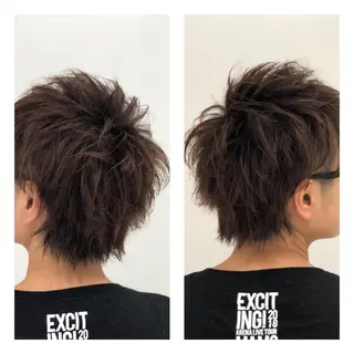 ショート カラー 渡邉 ケイジのヘアスタイル