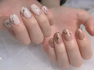 ネイル lucky nail 歌舞伎町のネイルデザイン